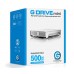 HDD: 500GB GTech GDrive Mini external Hard Disk